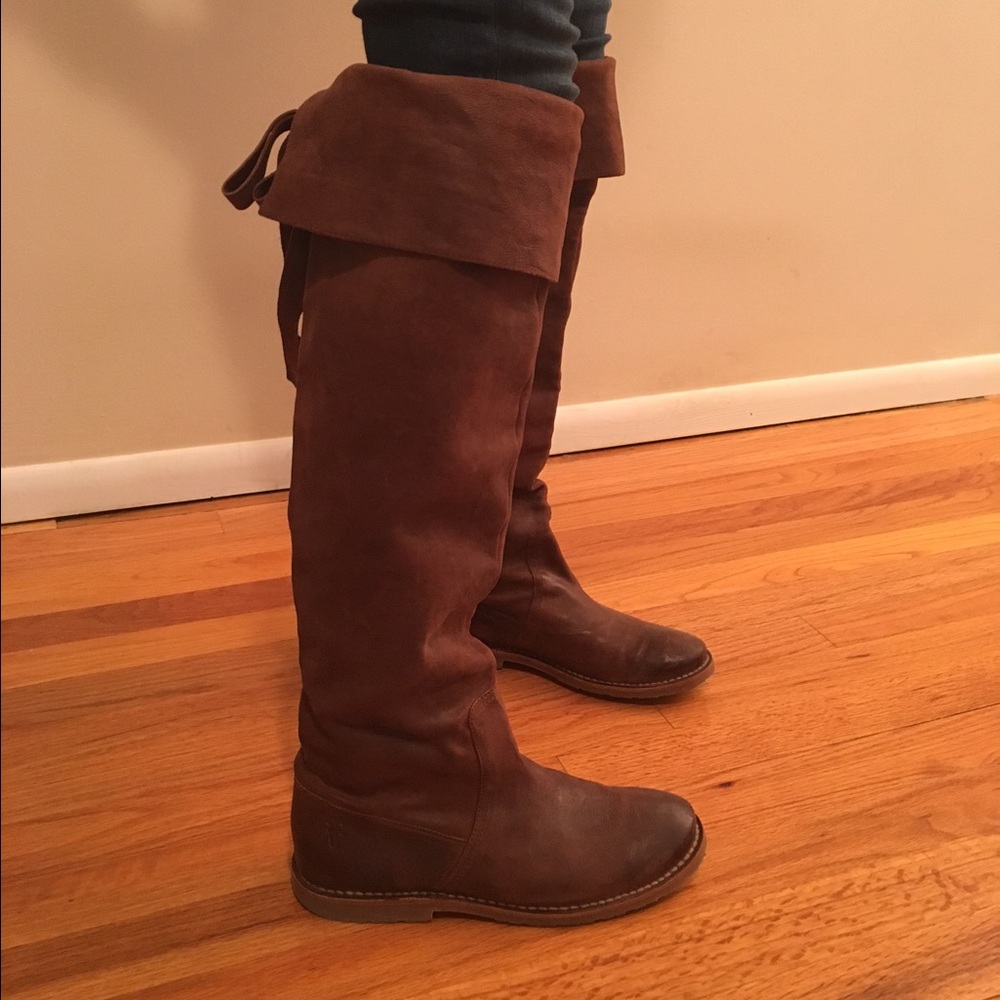 Frye Rich Brown Over the Knee Boots - Picture 4 of 4